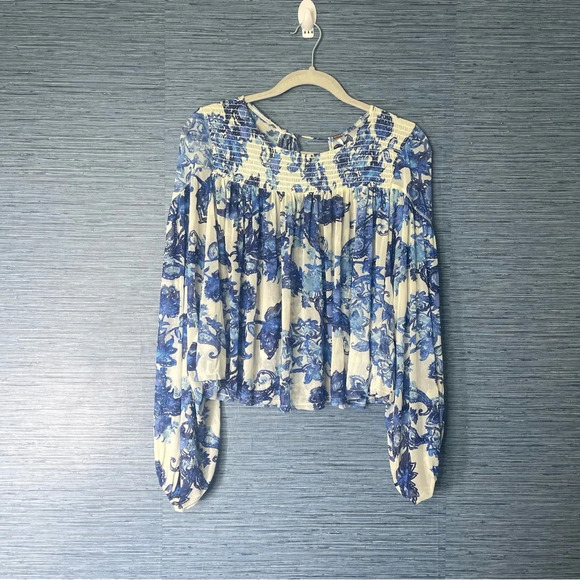 Free People Women's Up For Anything Western Shirt Large - Picture 4 of 12